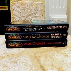 War of Warcraft series - Lot of 3 books